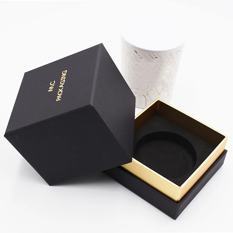 Candle Rigid Boxes For Enterprise Packaging Program Owner Damage, Returns, or Fit Problem packaging reference image for rigid box quote and sample review