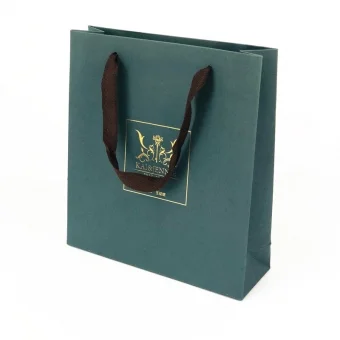 Fancy Paper Bag with Hot Foil Logo