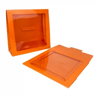 Paper Bag with Clear PET Window