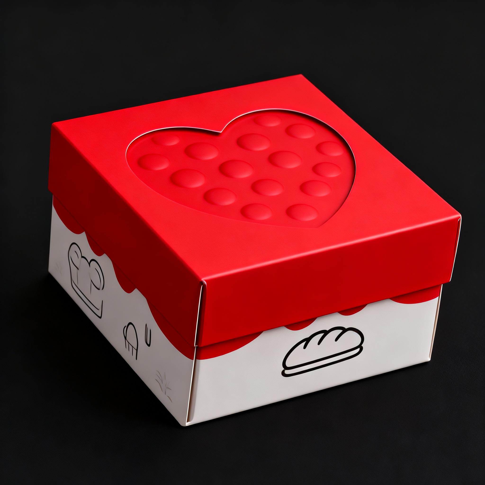 Cookie Boxes With Window Artwork Guide packaging reference image for folding carton quote and sample review