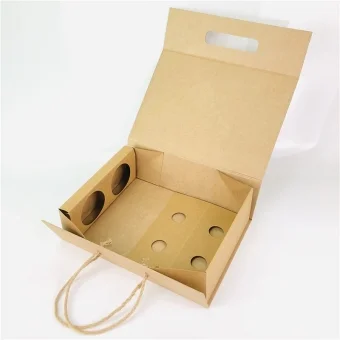 Foldable Gift Boxes for Wine Glasses