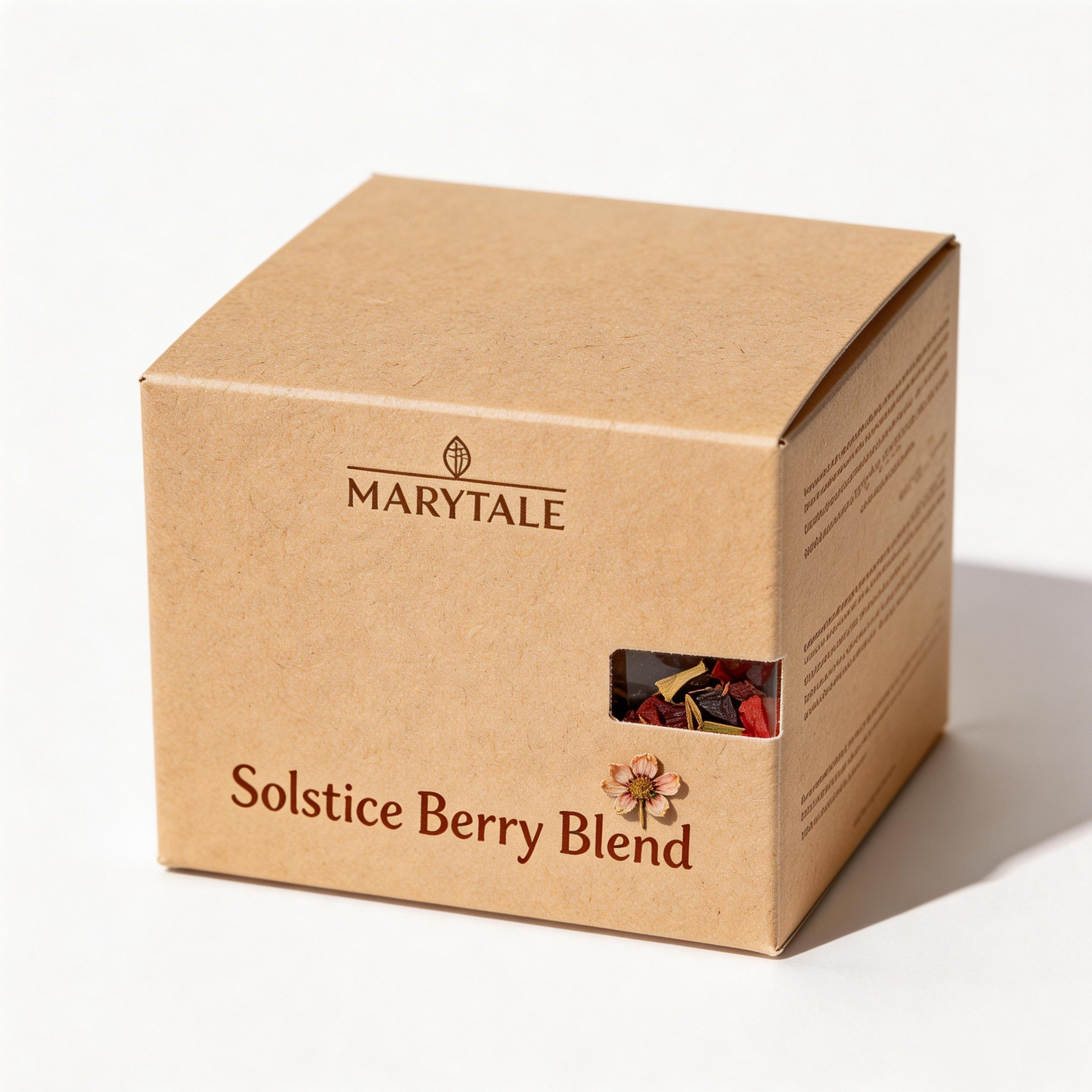 Kraft Tea Boxes With Petal Top Html packaging reference image for general packaging quote and sample review