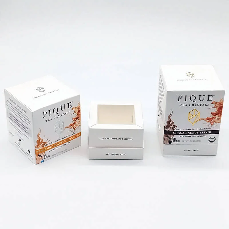 Low Carbon Folding Card Box for Tea