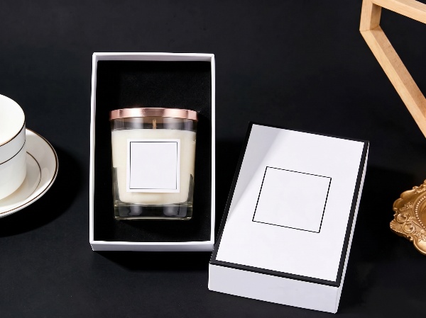Candle Box Rigid Packaging Exquisite Lift-off Lid Candle Packaging Box