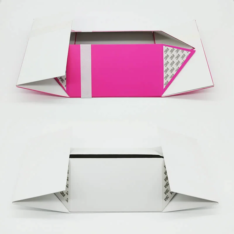 Collapsible Lid and Base Rigid Gift Box
