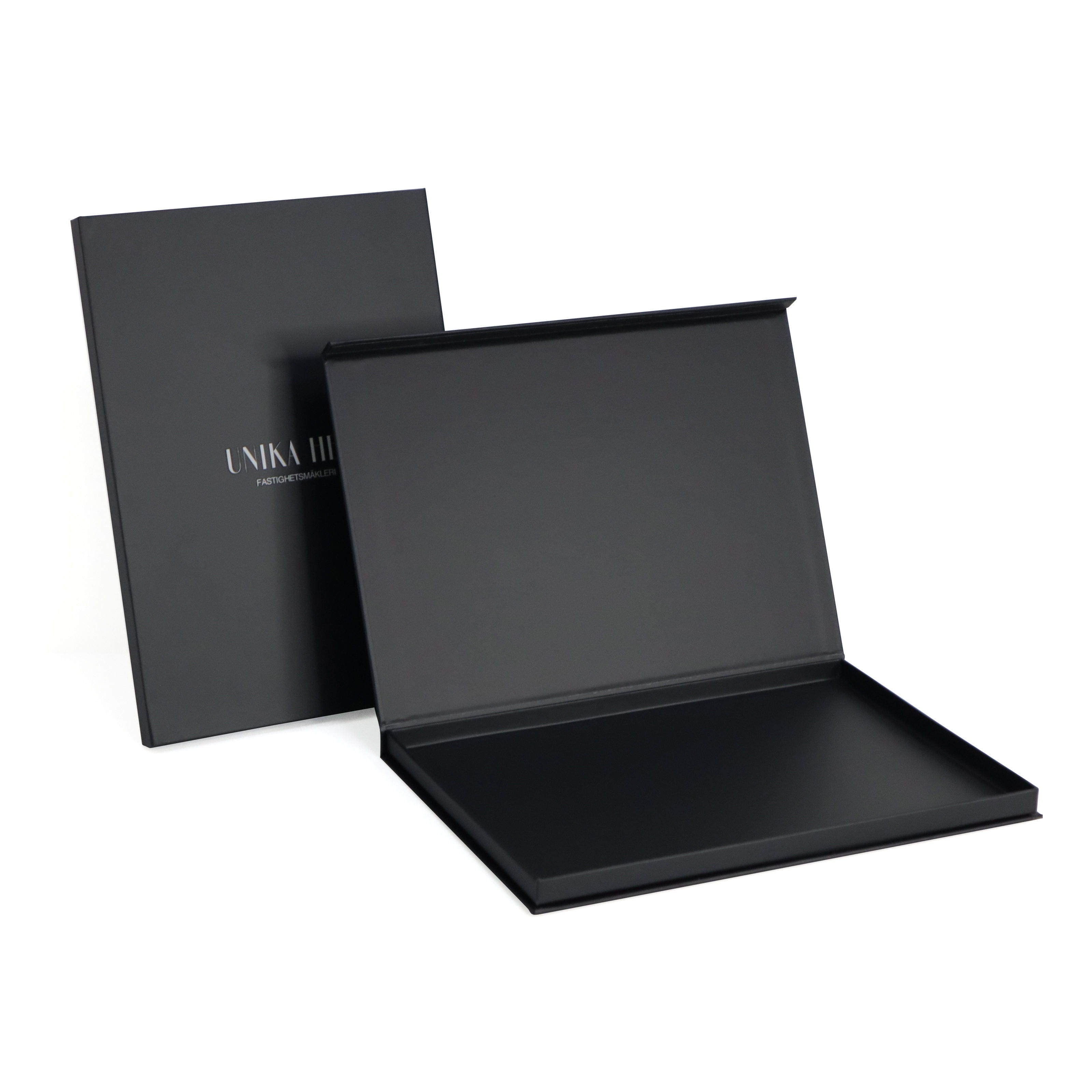 Black Magnetic Closure Rigid Gift Box for Packaging and Product Presentation