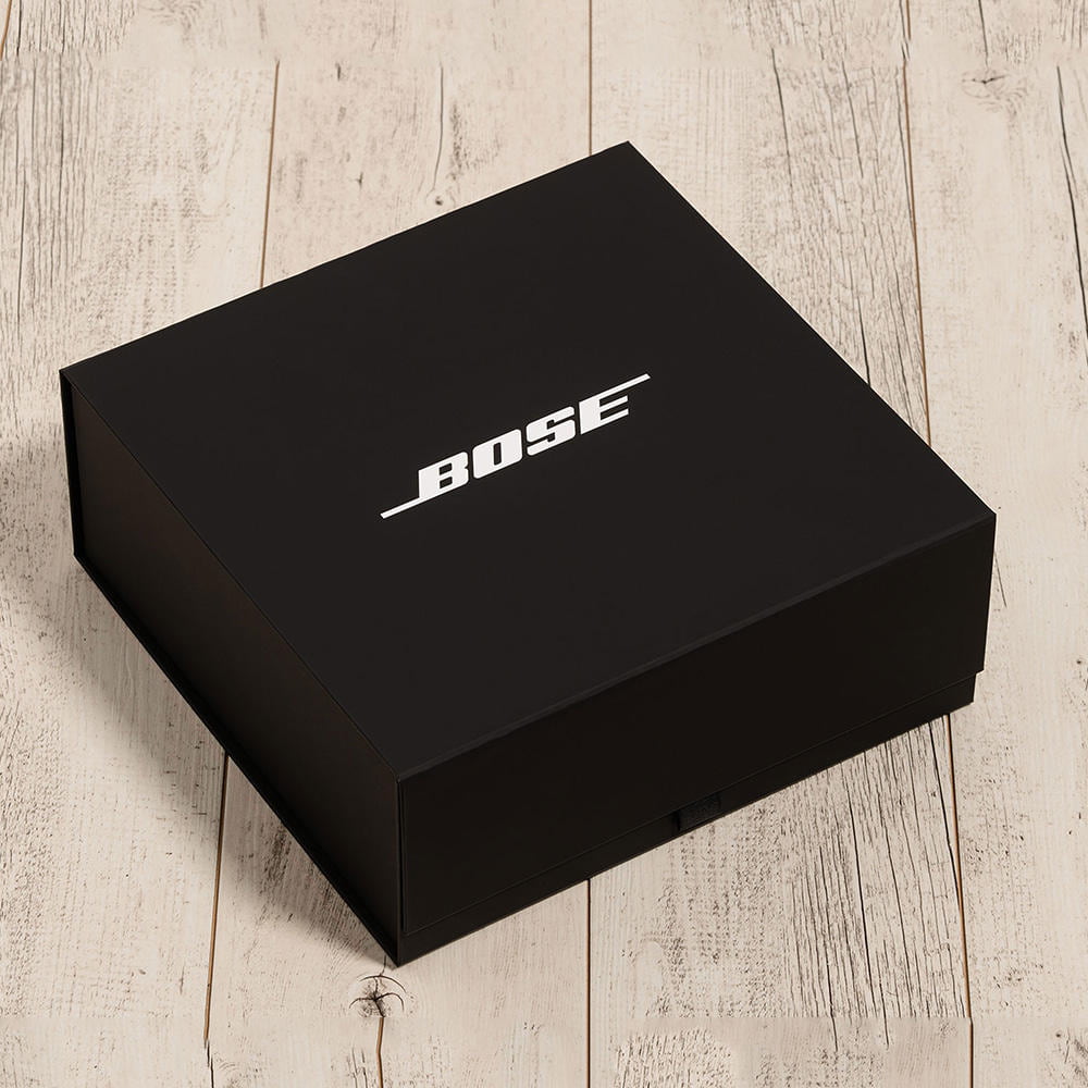 Custom Black Rigid Magnetic Closure Gift Box Grey Board Cardboard Packaging Box