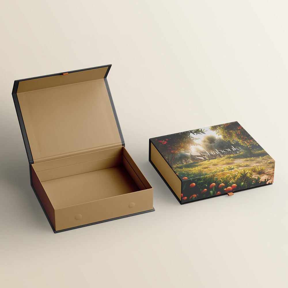 Custom Magnetic Lid Rigid Cardboard Watch Gift Packaging Box