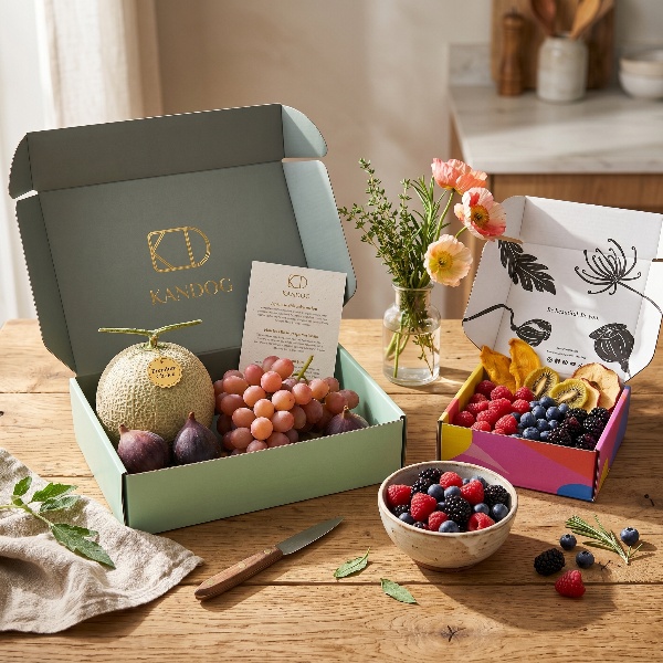 Custom Corrugated Cardboard Fruit Box Mailer Shipping Packaging