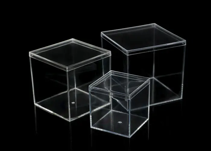 Electronics Acrylic Box With Lid Artwork Guide packaging reference image for rigid box quote and sample review