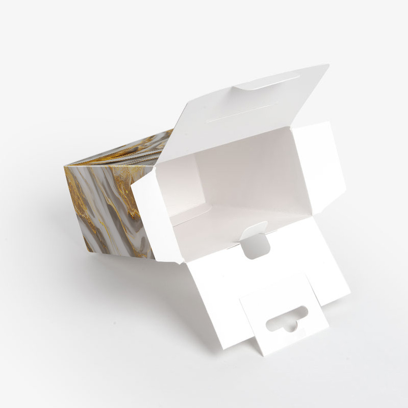 Box with Hanging and Locking Tabs