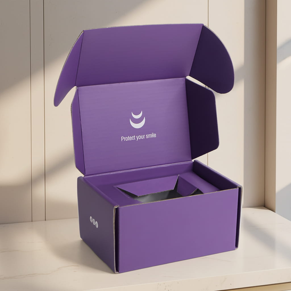 Custom Corrugated Paper Mailer Box with Insert for Toy Packaging