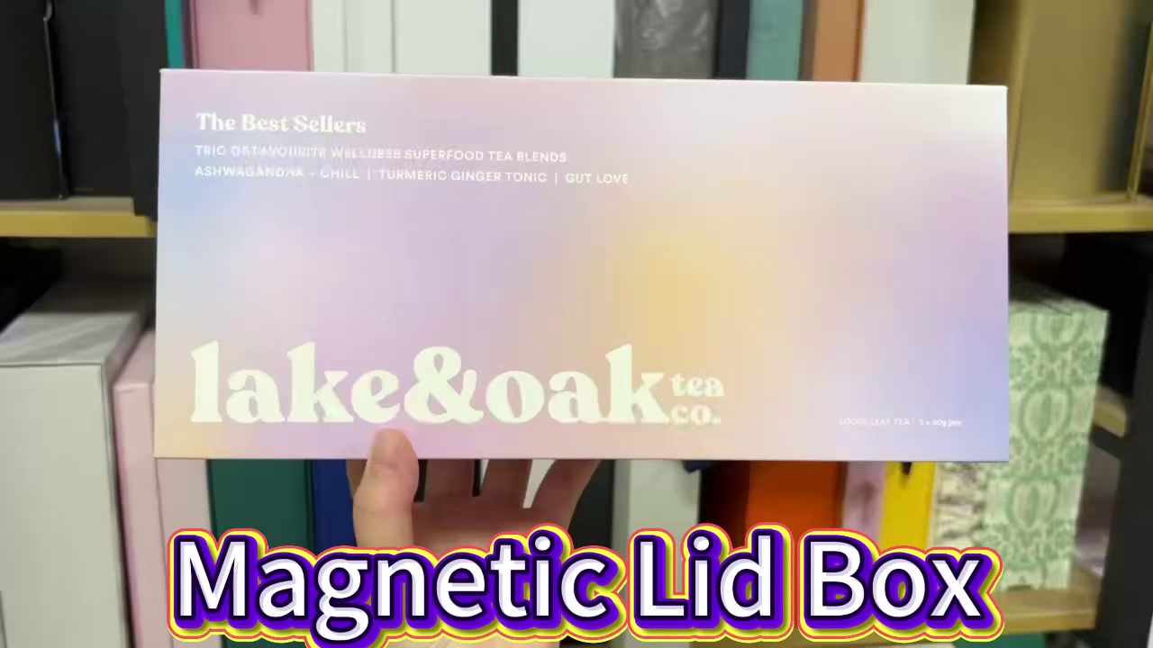 Custom Magnetic Gift Box with High-quality Insert and Logo Printing