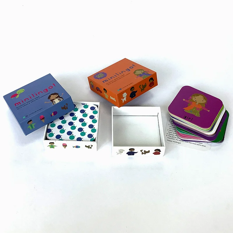 Custom Mini Flashcard Box with Cards