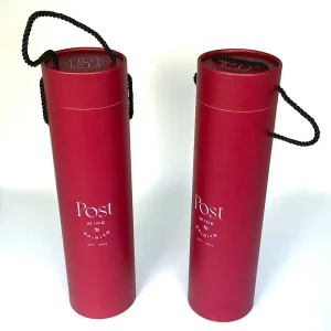 Custom Red Wine Box with Handle