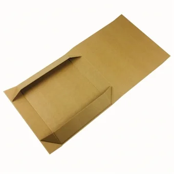 Custom Custom Fully Collapsible Natural Kraft Gift Boxes packaging reference image for rigid box quote and sample review