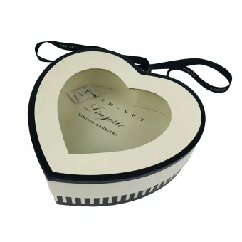 Heart Shape Gift Boxes with Display Window