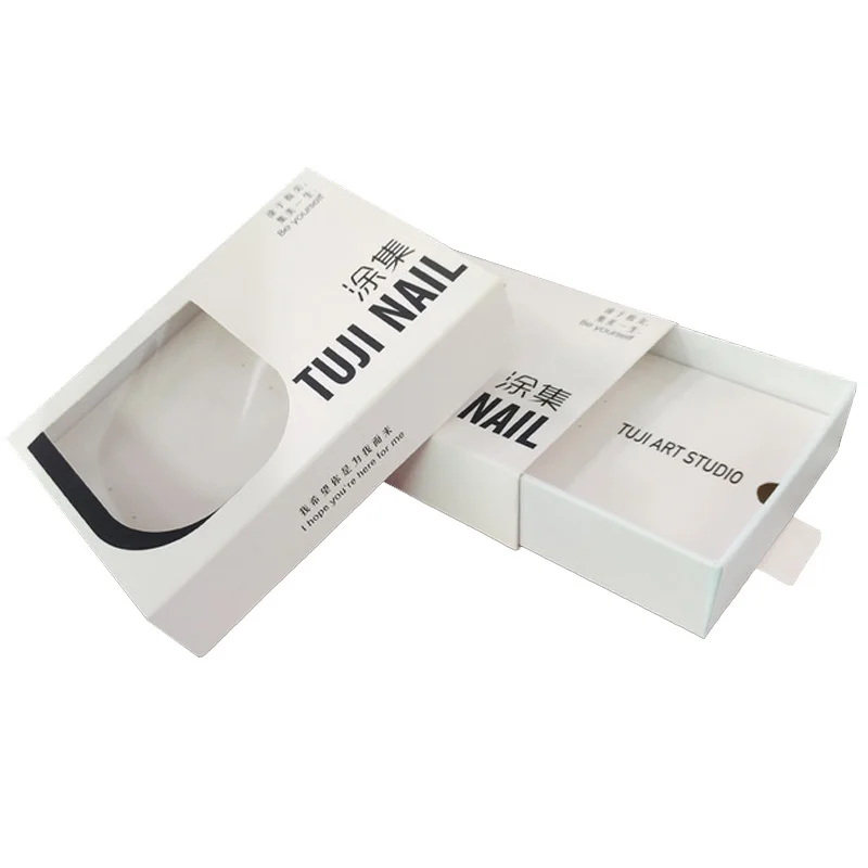 Window Fake Nails Box