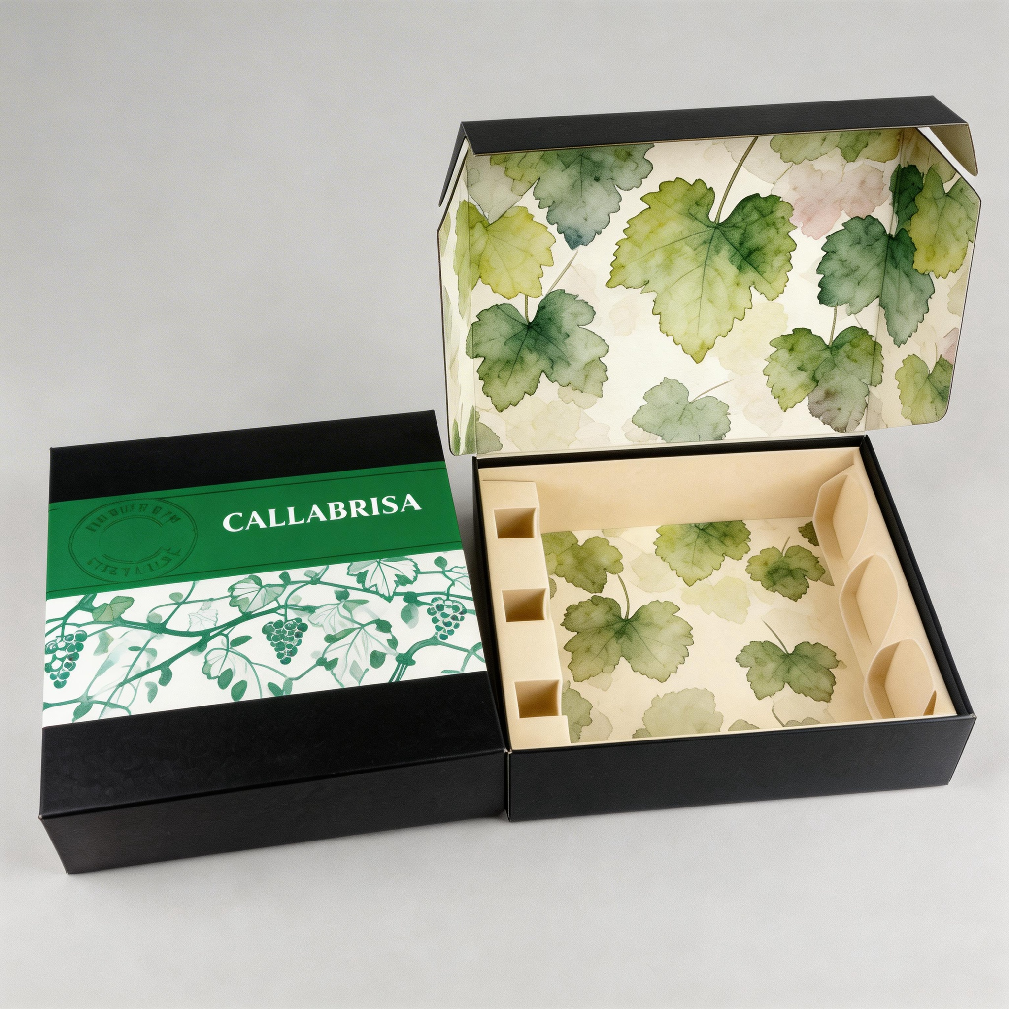 Wine Box with Insert
