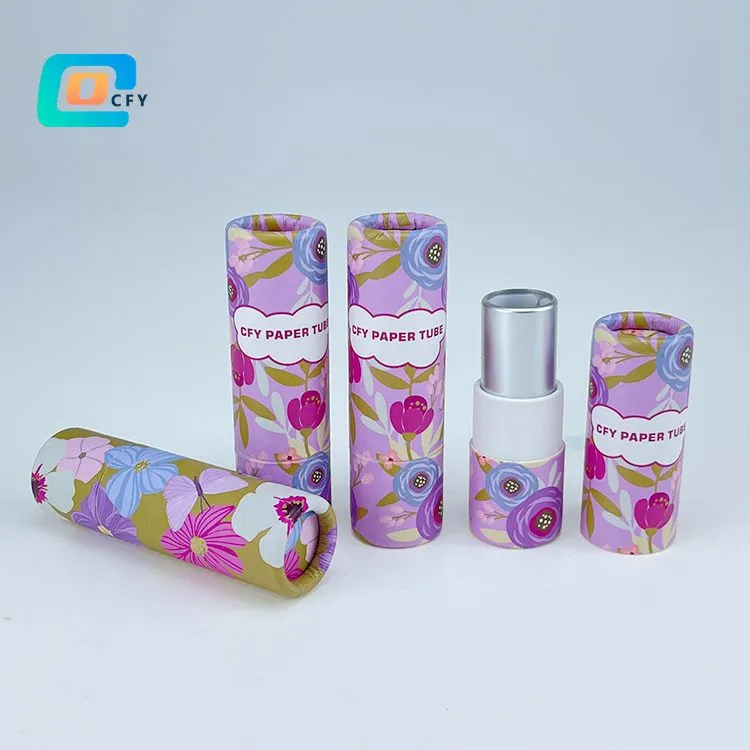 Papierowa tuba na balsam do ust