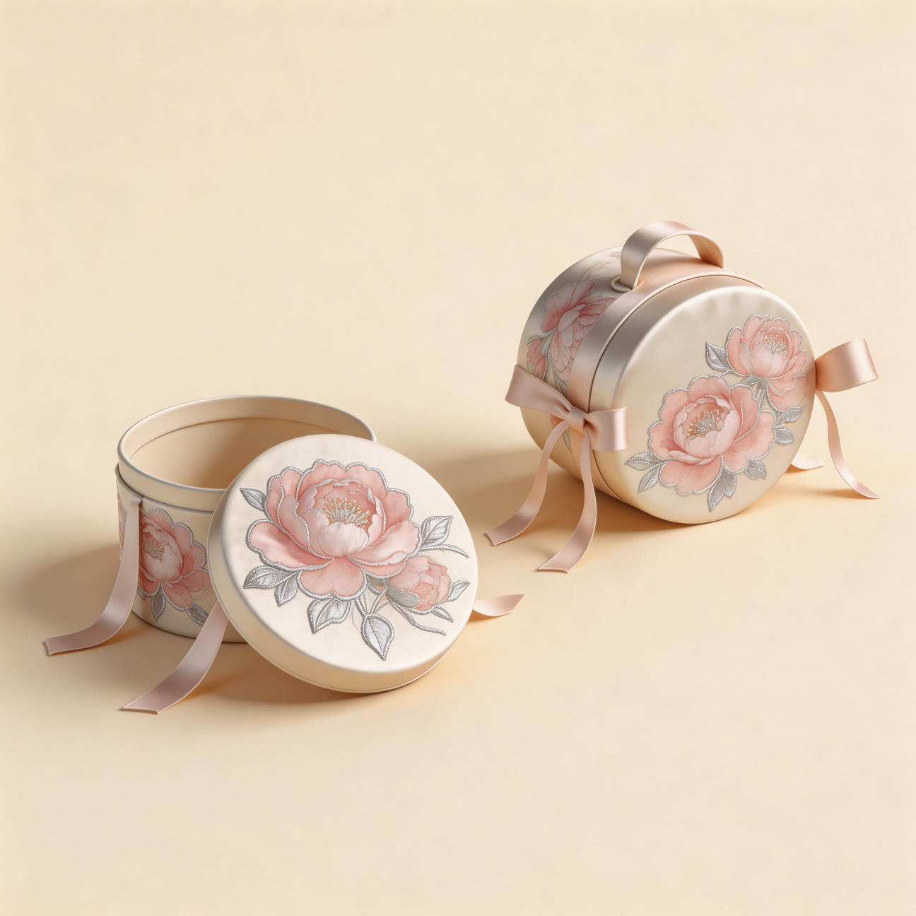 Okrągłe pudełka papierowe